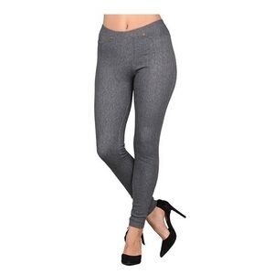Lildy Gray Pull On Jeggings Size S/M EUC #7287